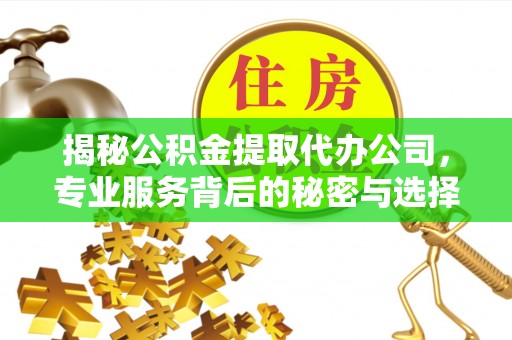山阴揭秘公积金提取代办公司，专业服务背后的秘密与选择指南