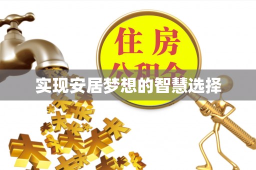 山阴实现安居梦想的智慧选择