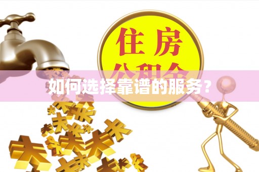 山阴如何选择靠谱的服务？