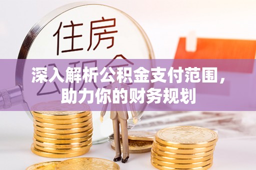 山阴深入解析公积金支付范围，助力你的财务规划