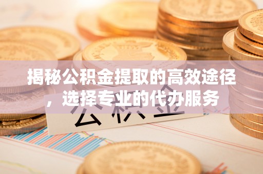 山阴揭秘公积金提取的高效途径，选择专业的代办服务