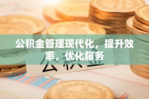 山阴公积金管理现代化，提升效率，优化服务